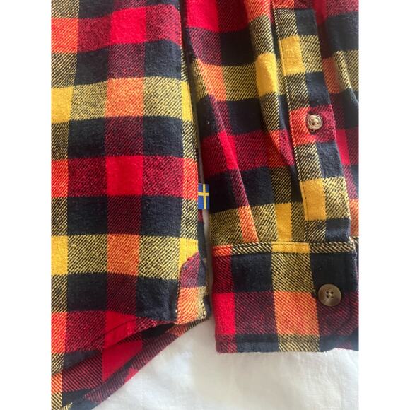 Fjallraven Men's Slim Fit Button-Up Skog Shirt Long Sleeve Plaid Size S NWT - Picture 6 of 6